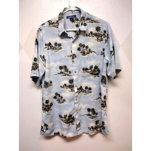 Croft & Barrow men's tropical Hawaiian print shirt
